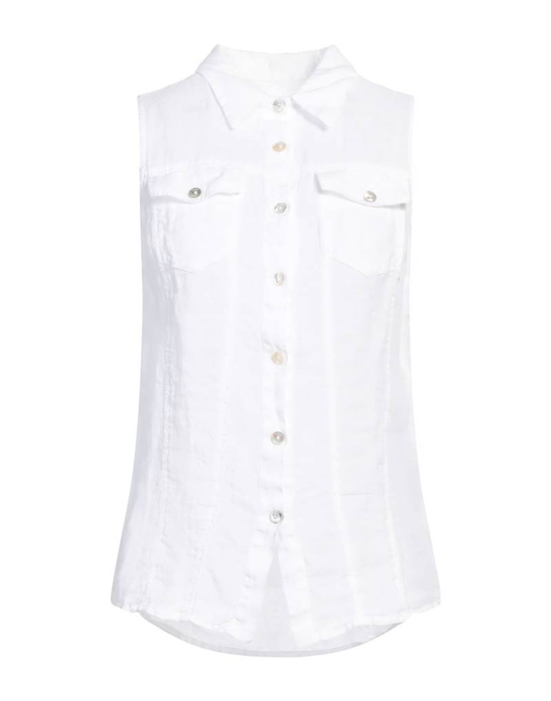 120% LINO Hemd Damen Weiß von 120% LINO