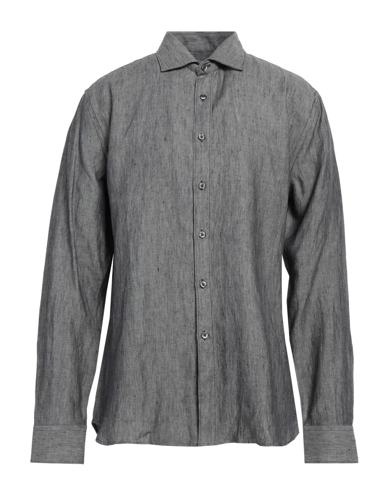 120% LINO Hemd Herren Braungrau 120% LINO Hemd Herren Braungrau von 120% LINO