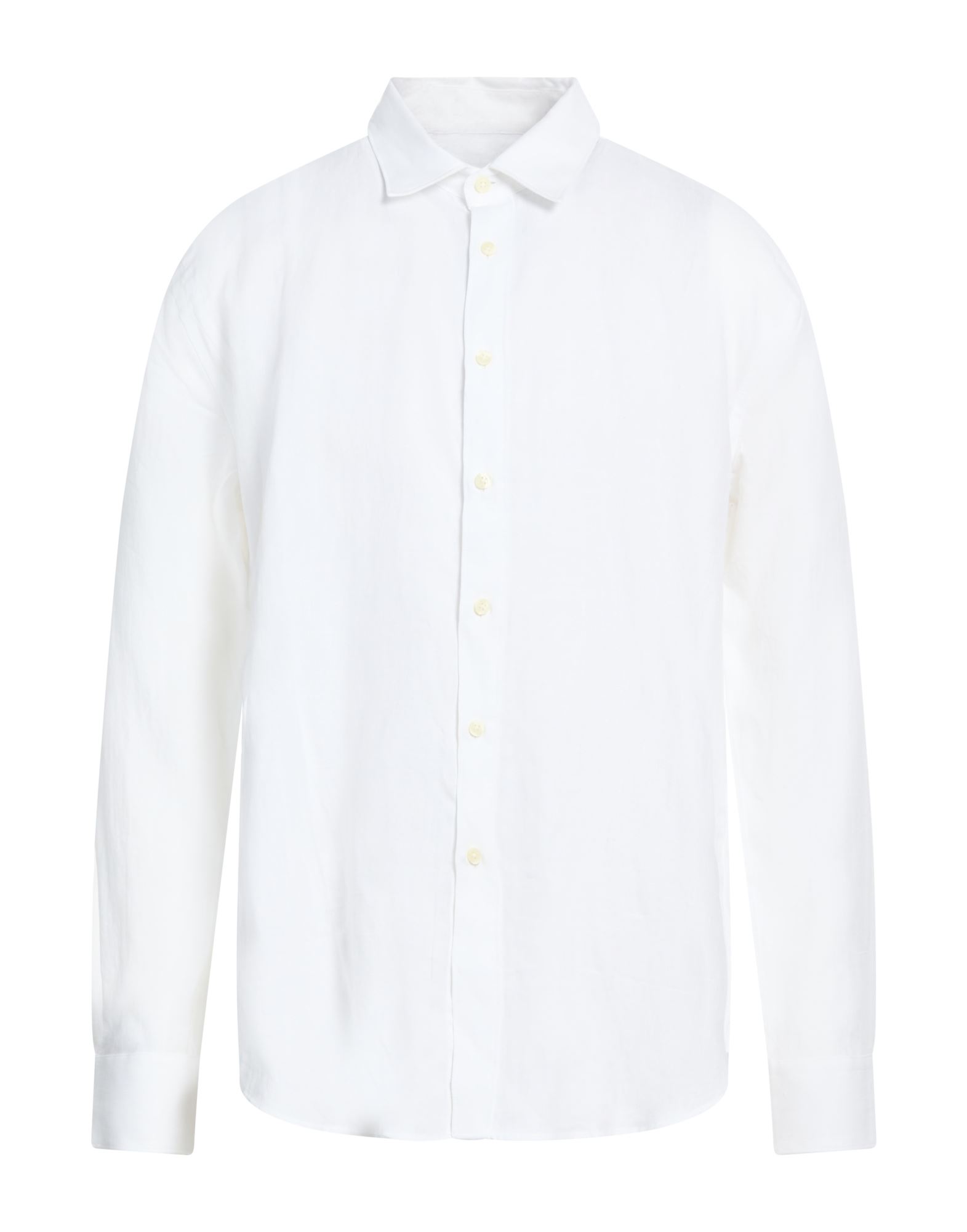 120% LINO Hemd Herren Weiß von 120% LINO