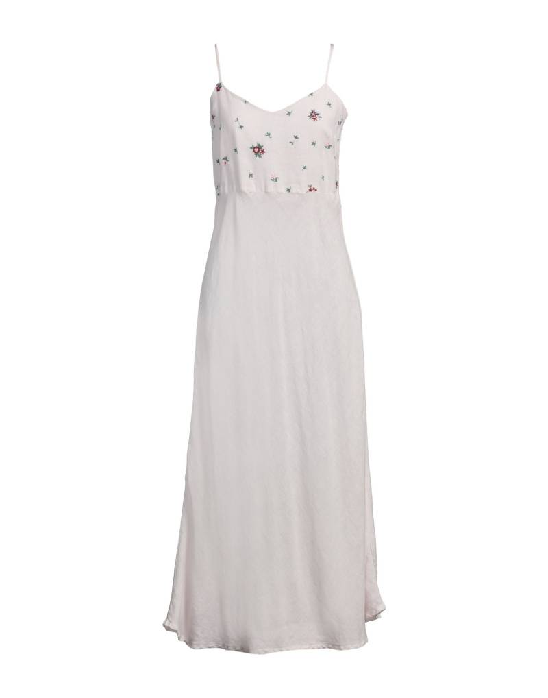 120% LINO Maxi-kleid Damen Hellrosa von 120% LINO