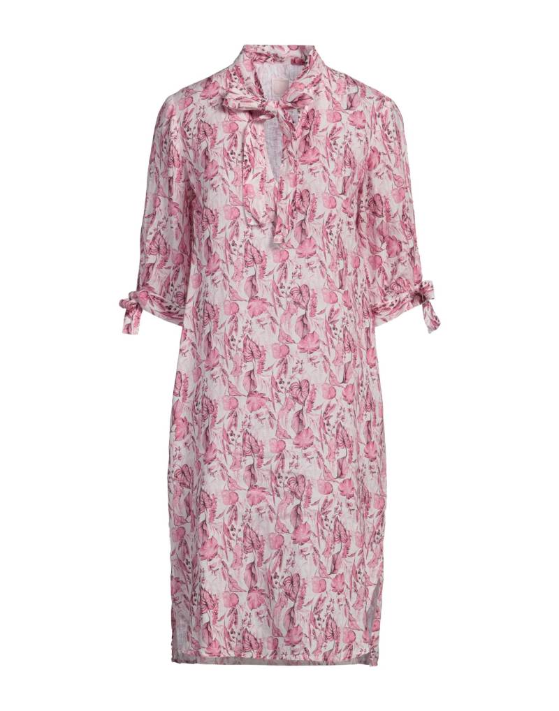 120% LINO Midi-kleid Damen Fuchsia von 120% LINO