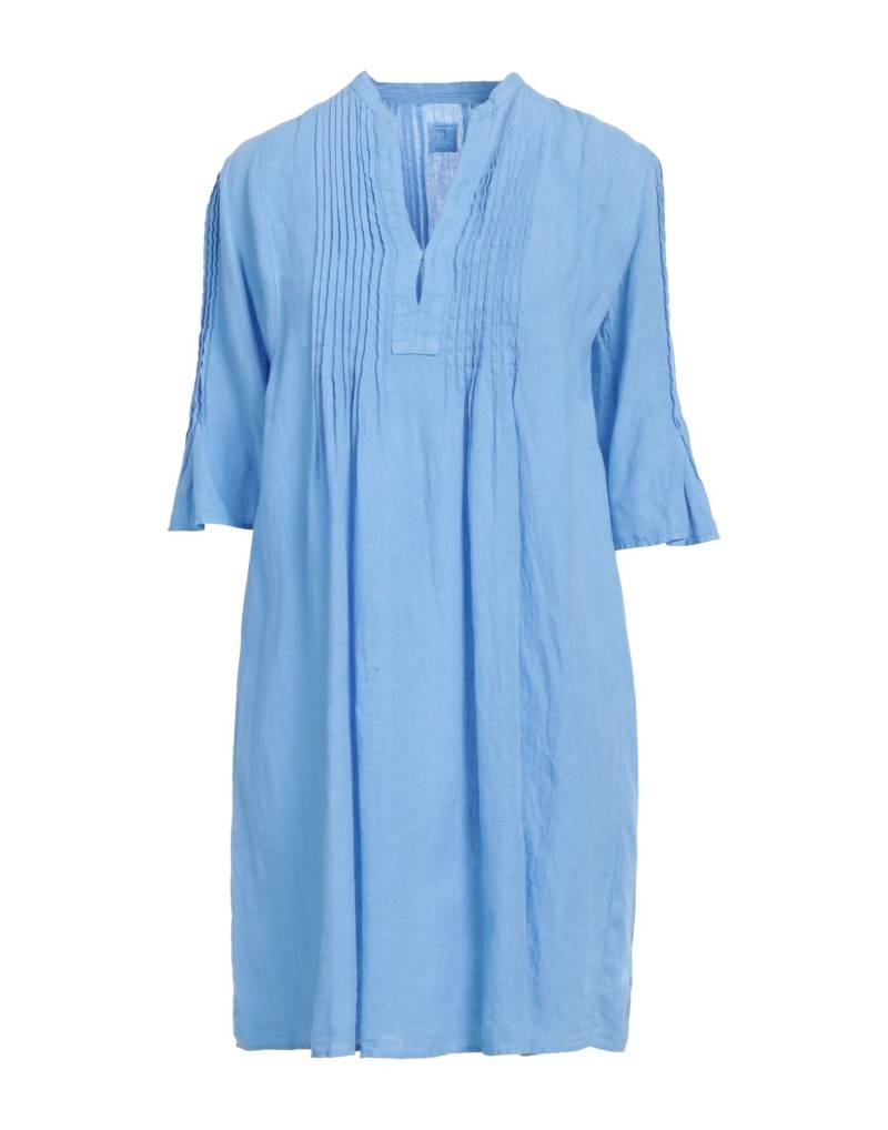 120% LINO Midi-kleid Damen Hellblau von 120% LINO