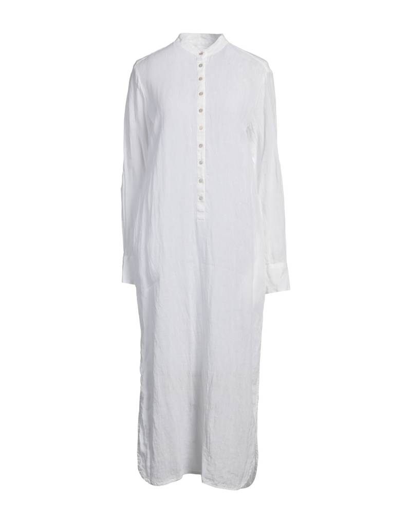 120% LINO Midi-kleid Damen Weiß von 120% LINO