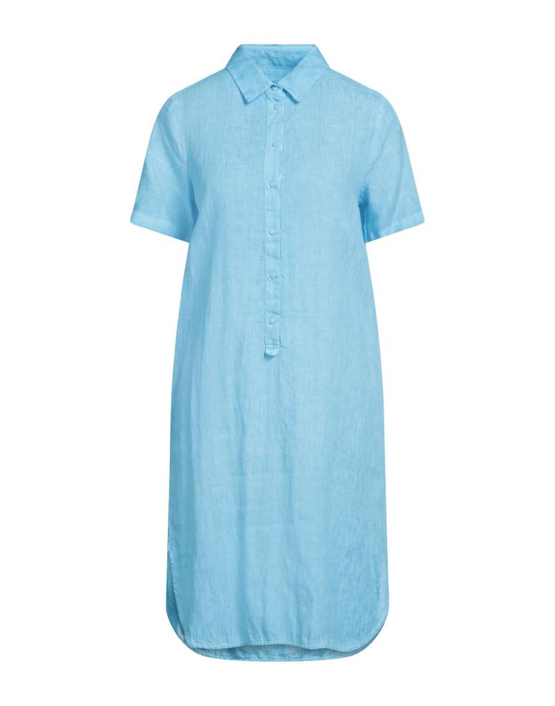 120% LINO Mini-kleid Damen Azurblau von 120% LINO