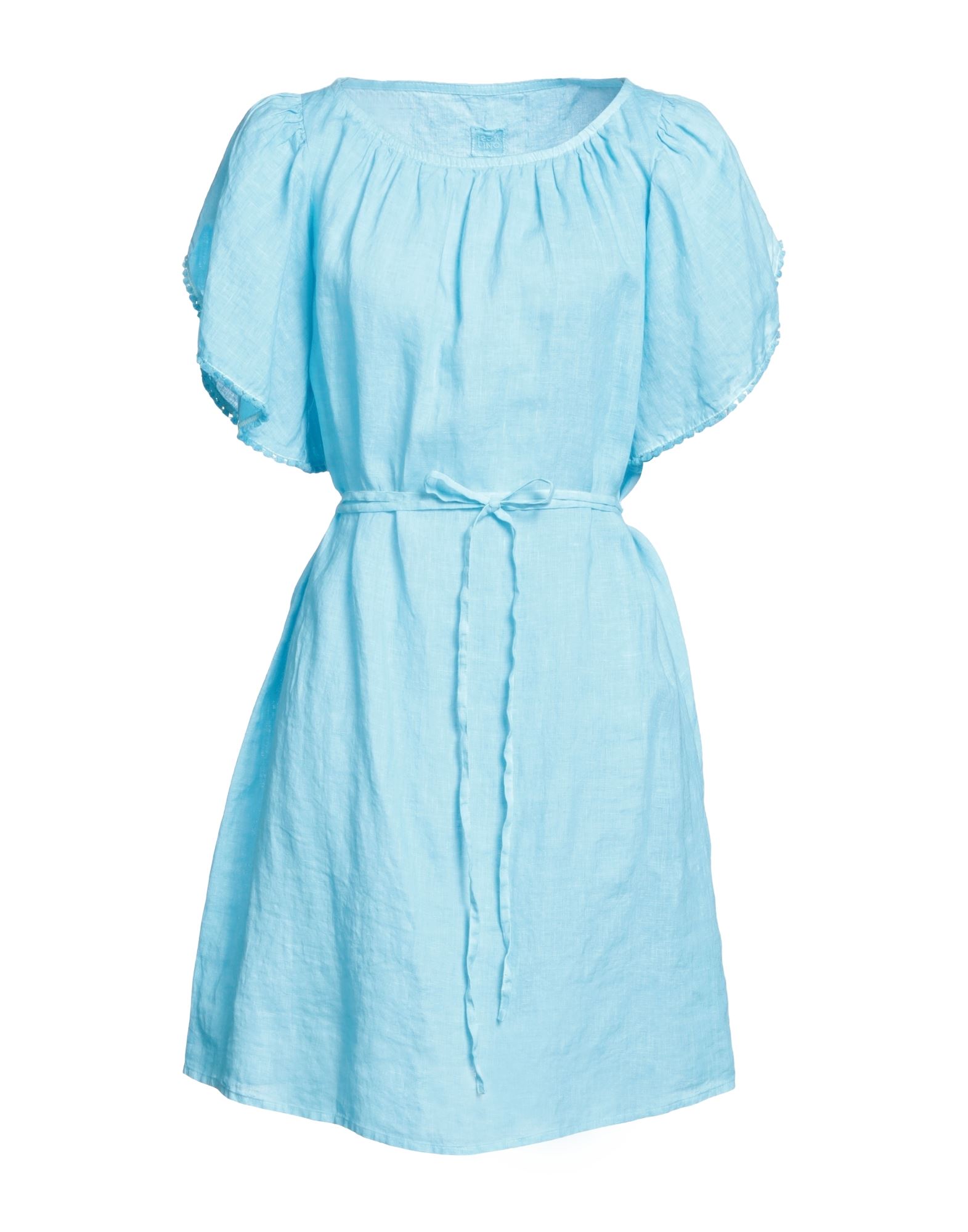 120% LINO Mini-kleid Damen Azurblau 120% LINO Mini-kleid Damen Azurblau von 120% LINO