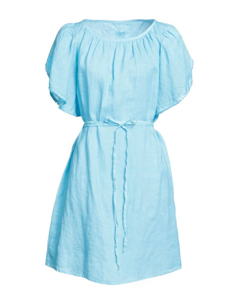 120% LINO Mini-kleid Damen Azurblau von 120% LINO