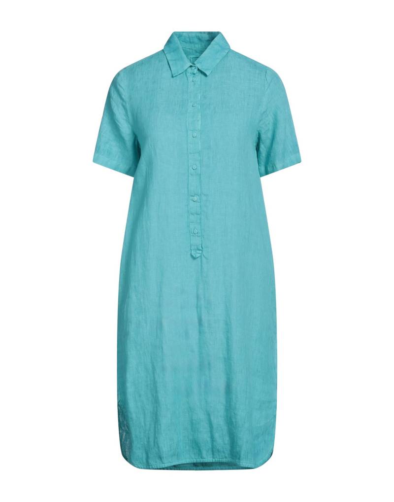 120% LINO Mini-kleid Damen Tūrkis von 120% LINO