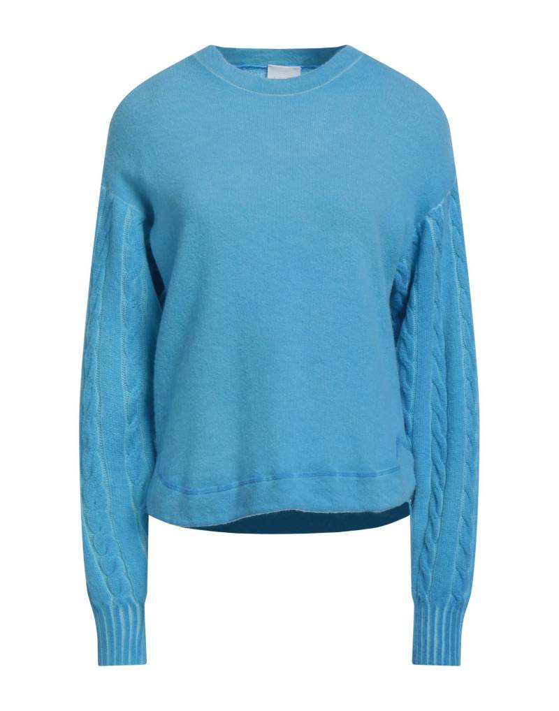 120% LINO Pullover Damen Azurblau von 120% LINO