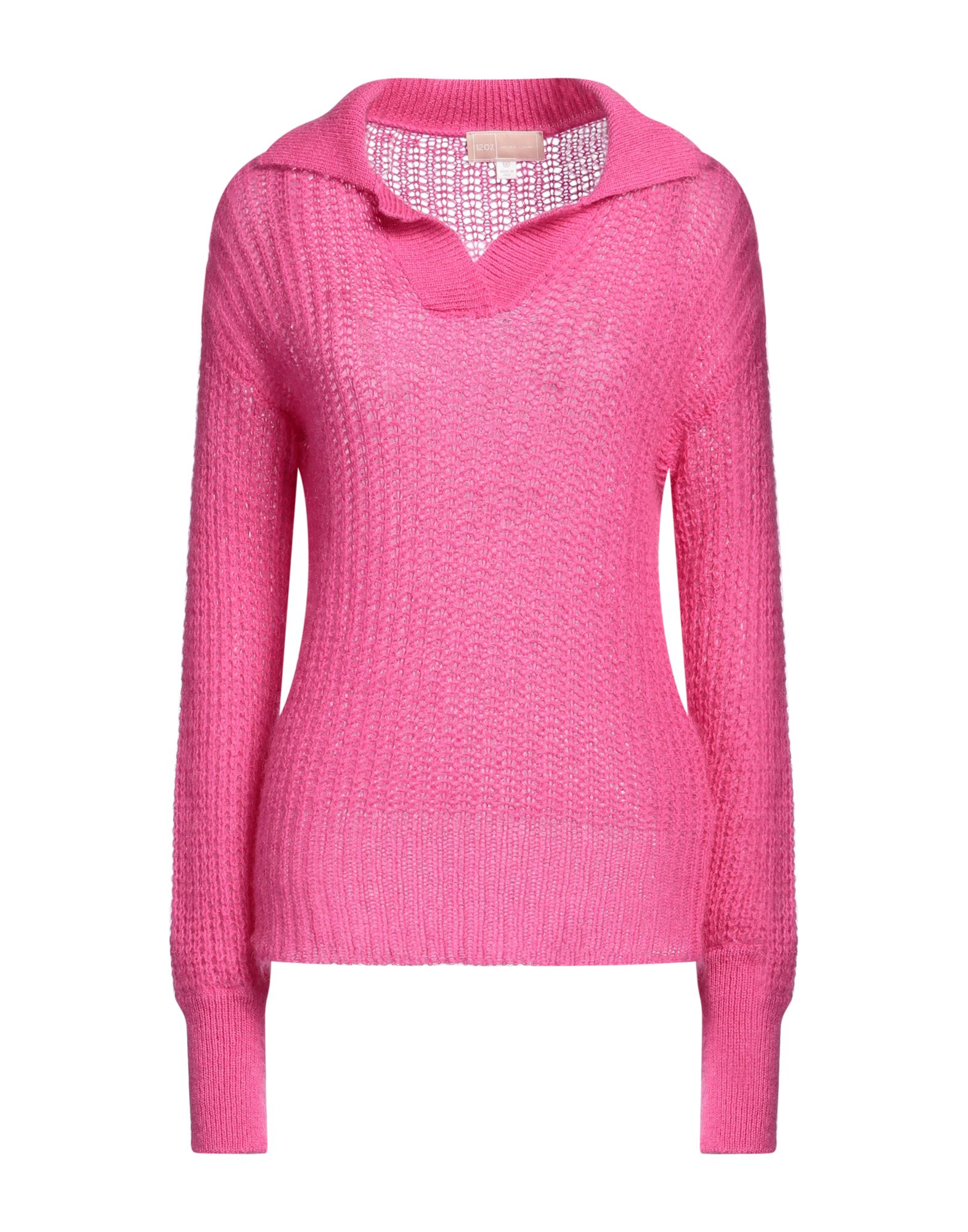 120% LINO Pullover Damen Fuchsia 120% LINO Pullover Damen Fuchsia von 120% LINO