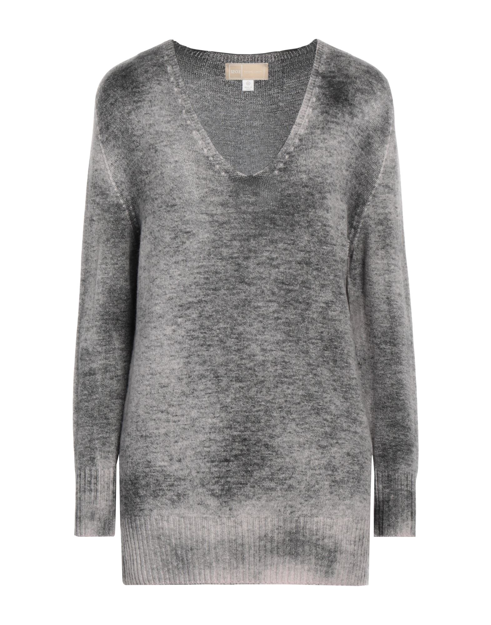 120% LINO Pullover Damen Granitgrau von 120% LINO