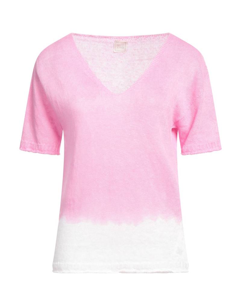 120% LINO Pullover Damen Rosa von 120% LINO