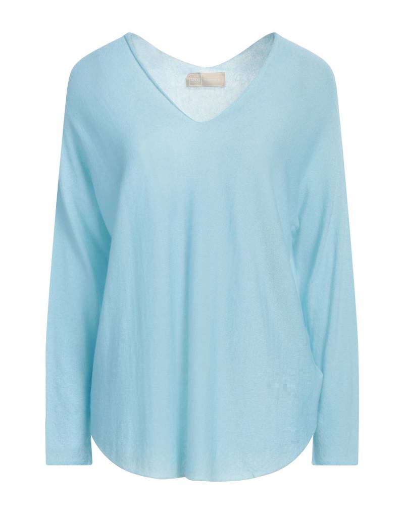 120% LINO Pullover Damen Tūrkis von 120% LINO