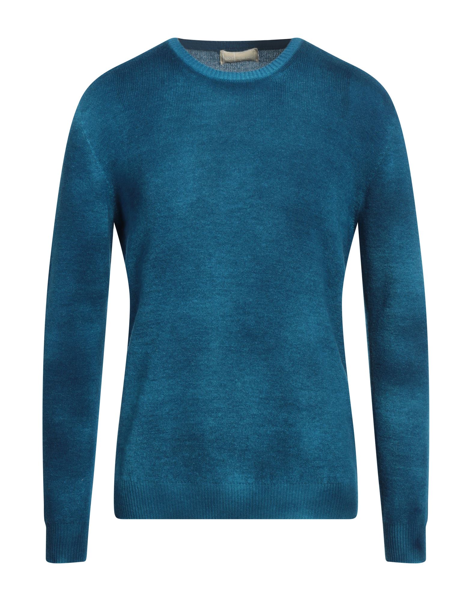 120% LINO Pullover Herren Azurblau von 120% LINO