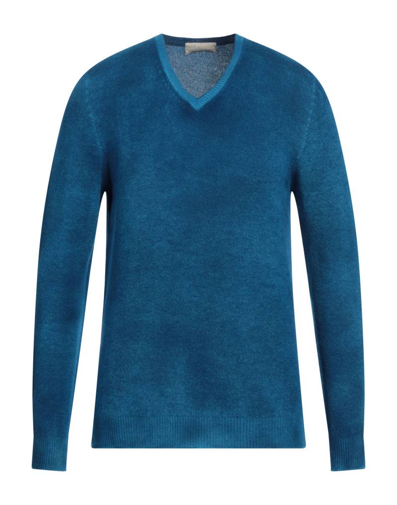 120% LINO Pullover Herren Azurblau von 120% LINO
