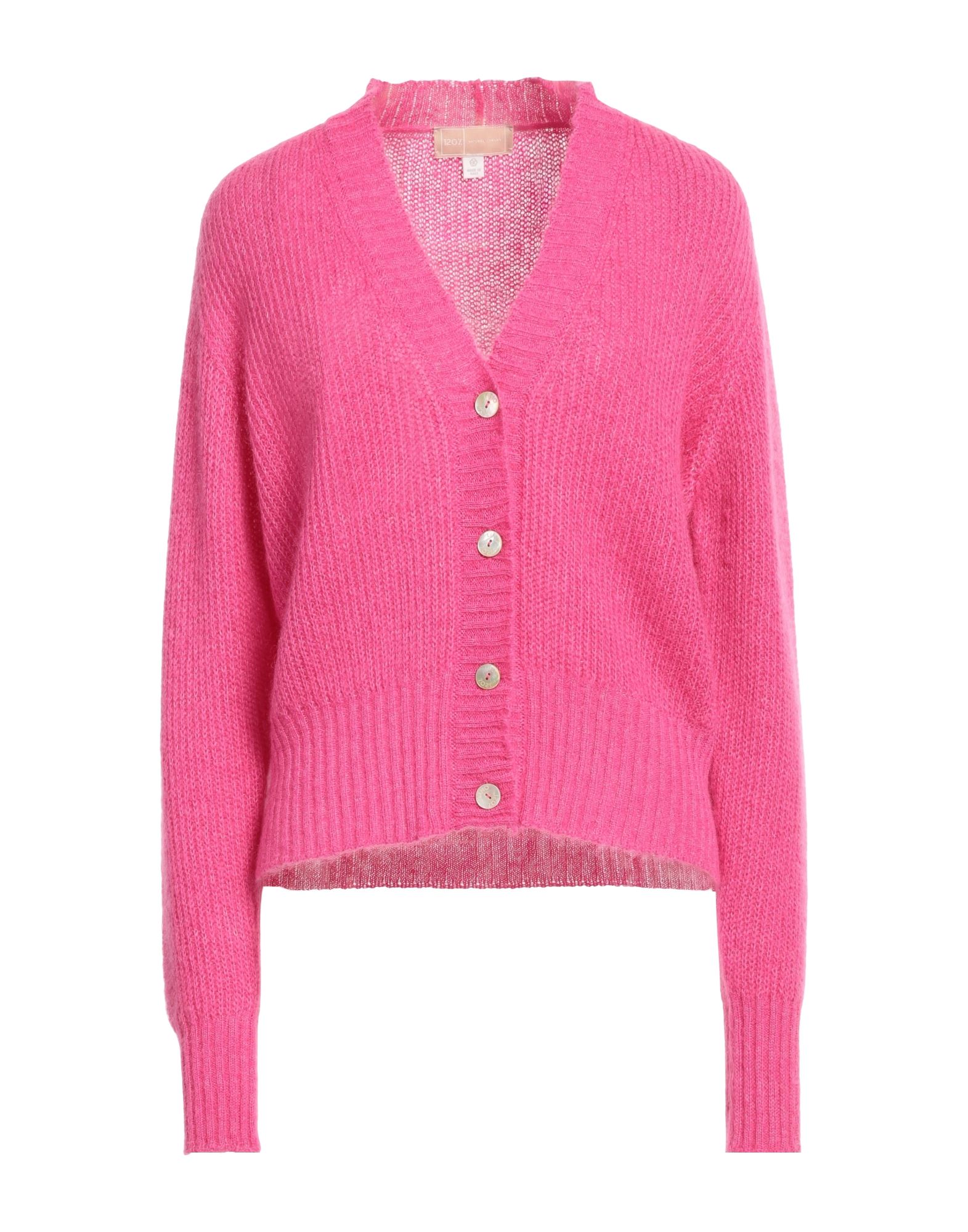 120% LINO Strickjacke Damen Fuchsia von 120% LINO