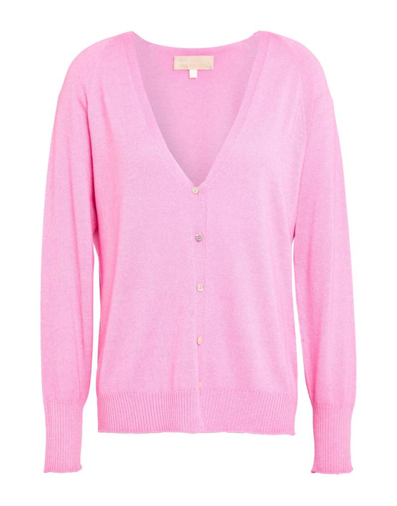 120% LINO Strickjacke Damen Fuchsia von 120% LINO