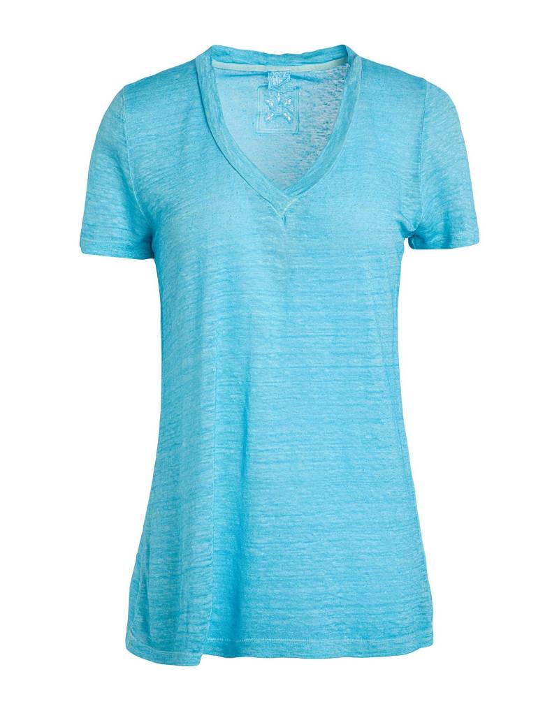 120% LINO T-shirts Damen Azurblau von 120% LINO