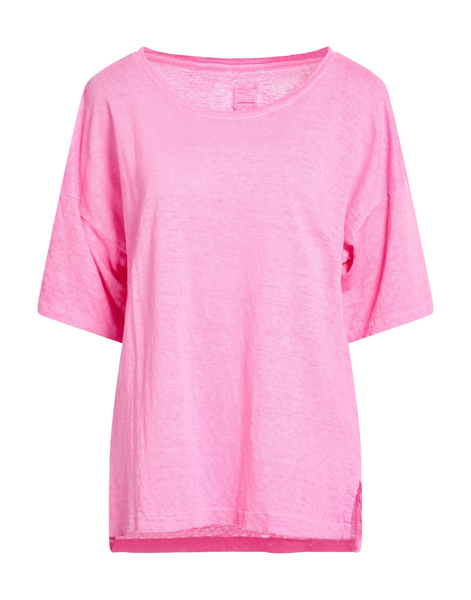 120% LINO T-shirts Damen Fuchsia von 120% LINO