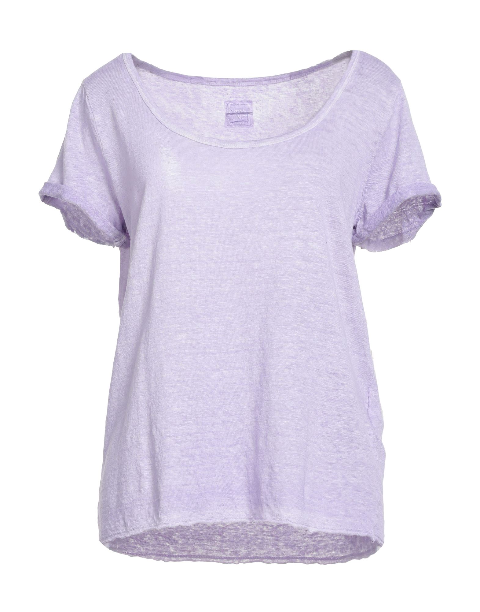 120% LINO T-shirts Damen Lila von 120% LINO