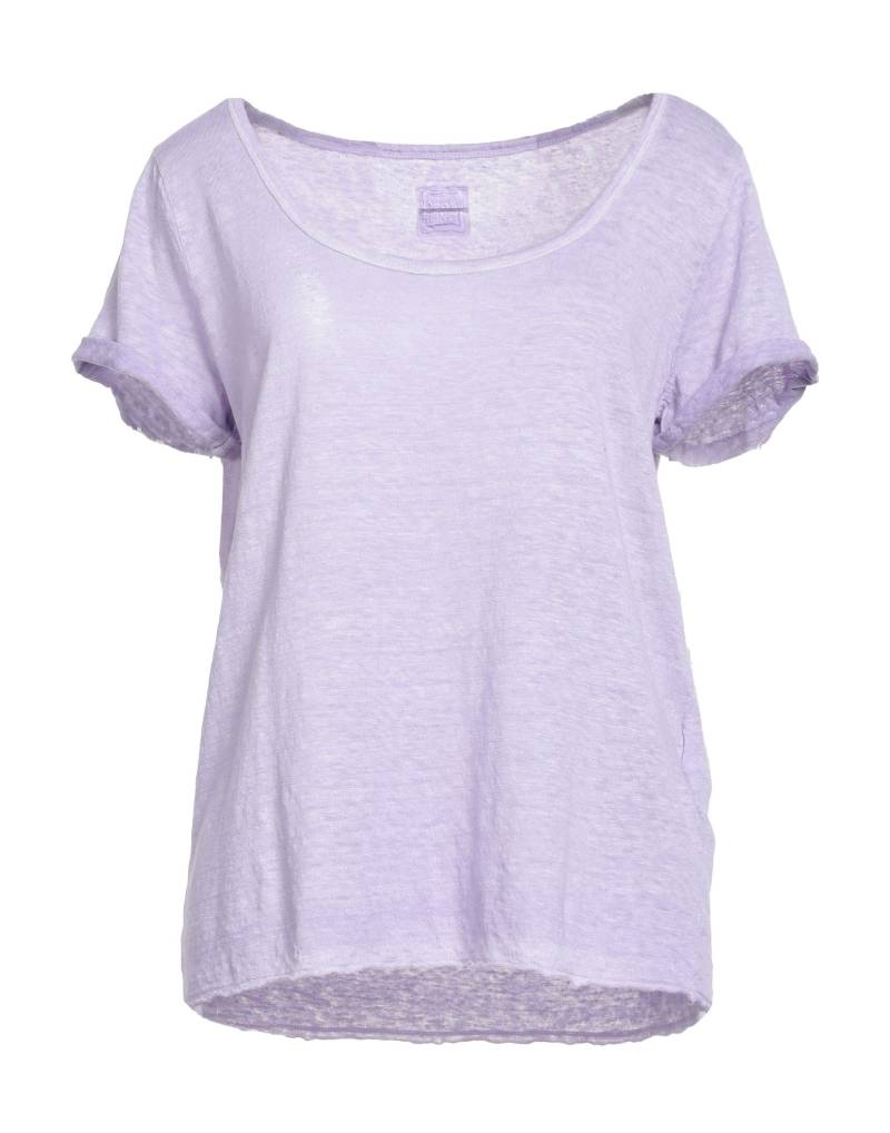 120% LINO T-shirts Damen Lila von 120% LINO