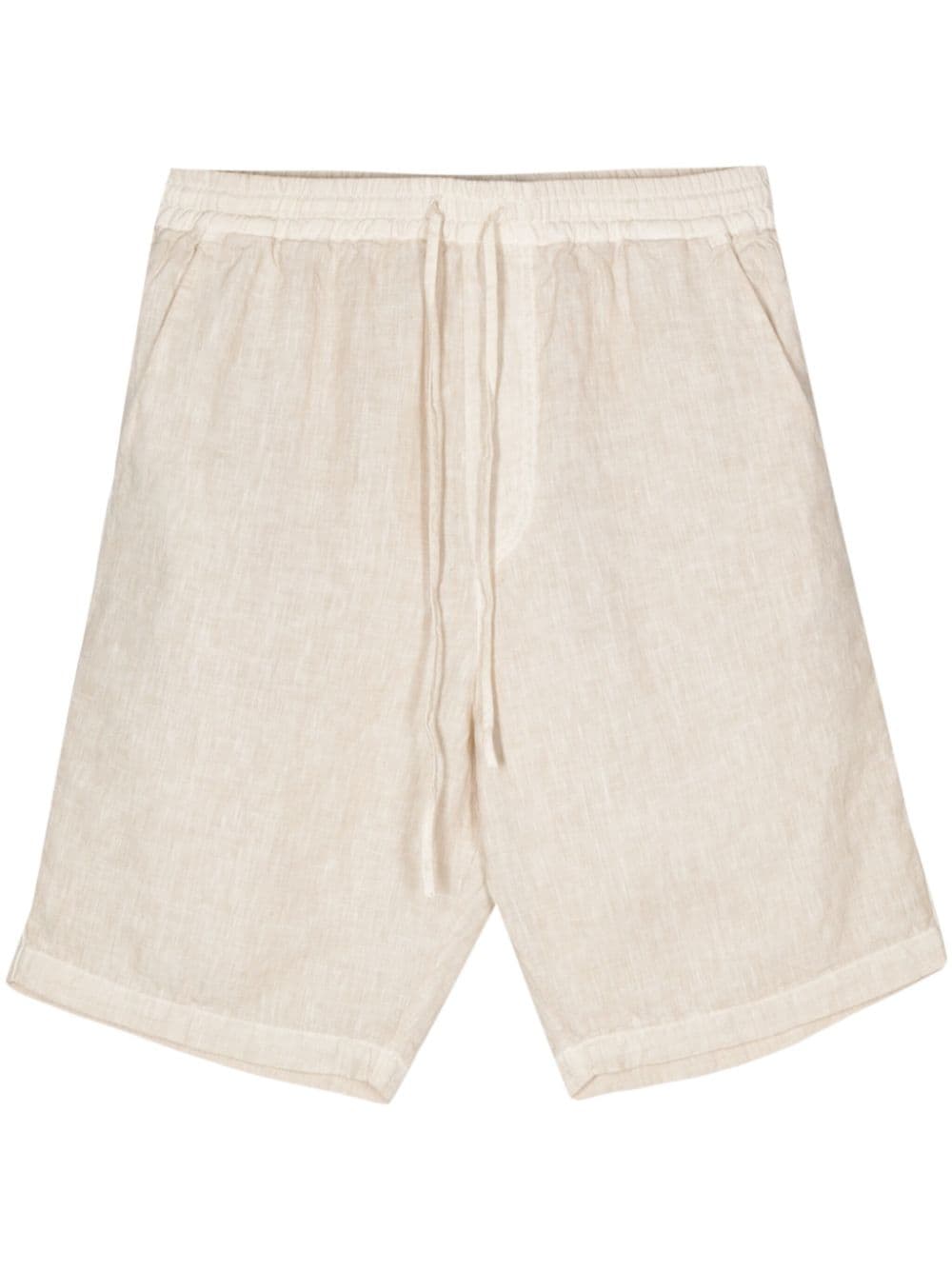 120% Lino Bermudas aus Leinen - Nude von 120% Lino