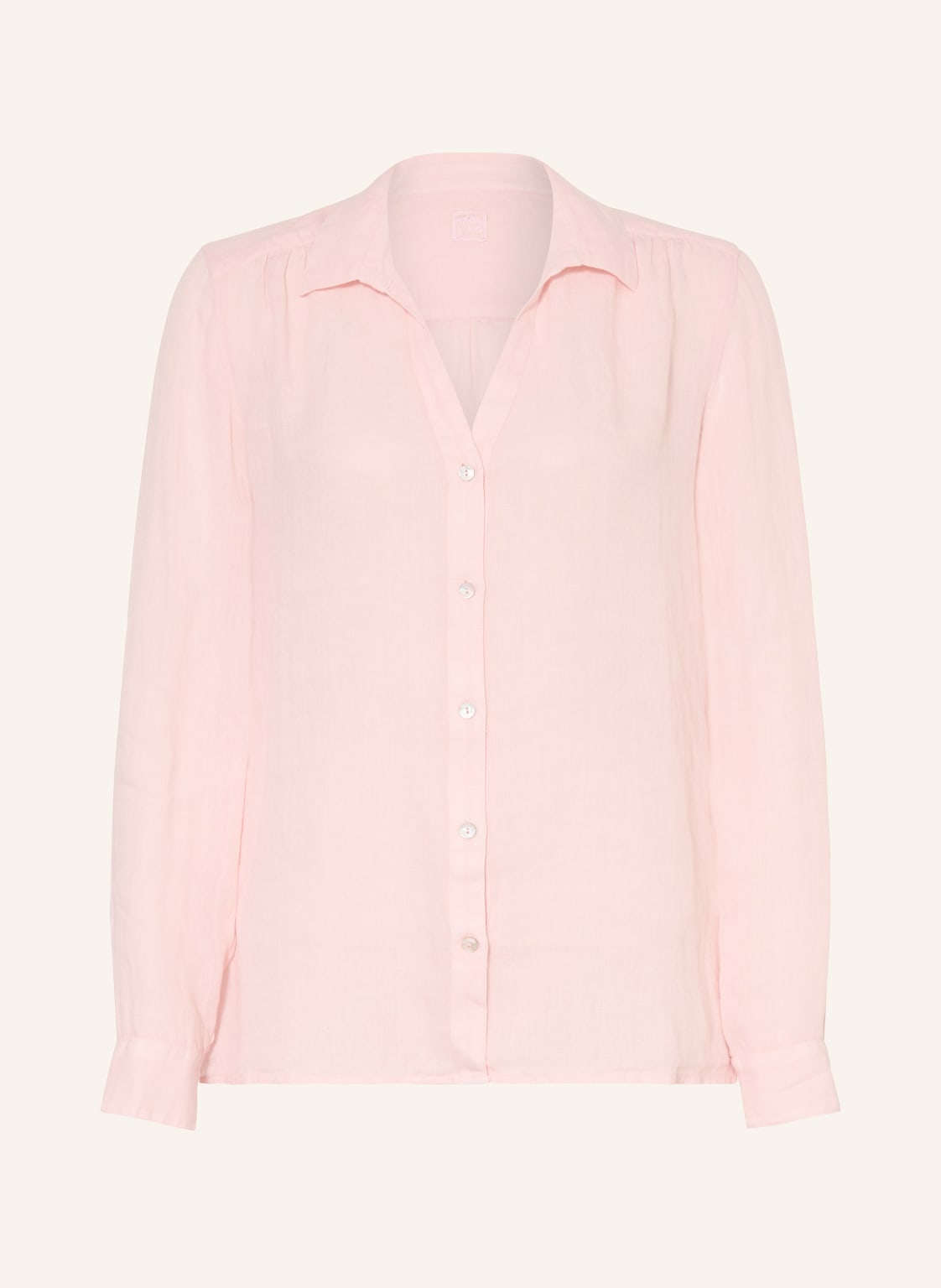 120%Lino Hemdbluse Aus Leinen rosa von 120%lino