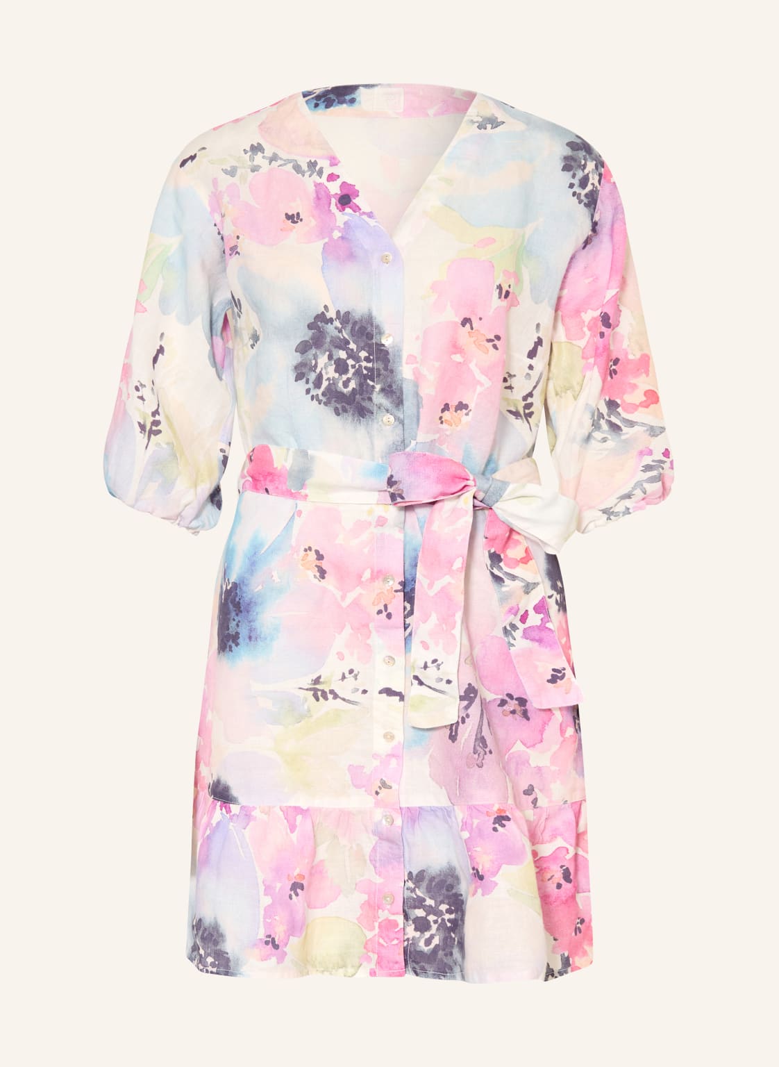 120%Lino Leinenkleid rosa von 120%lino