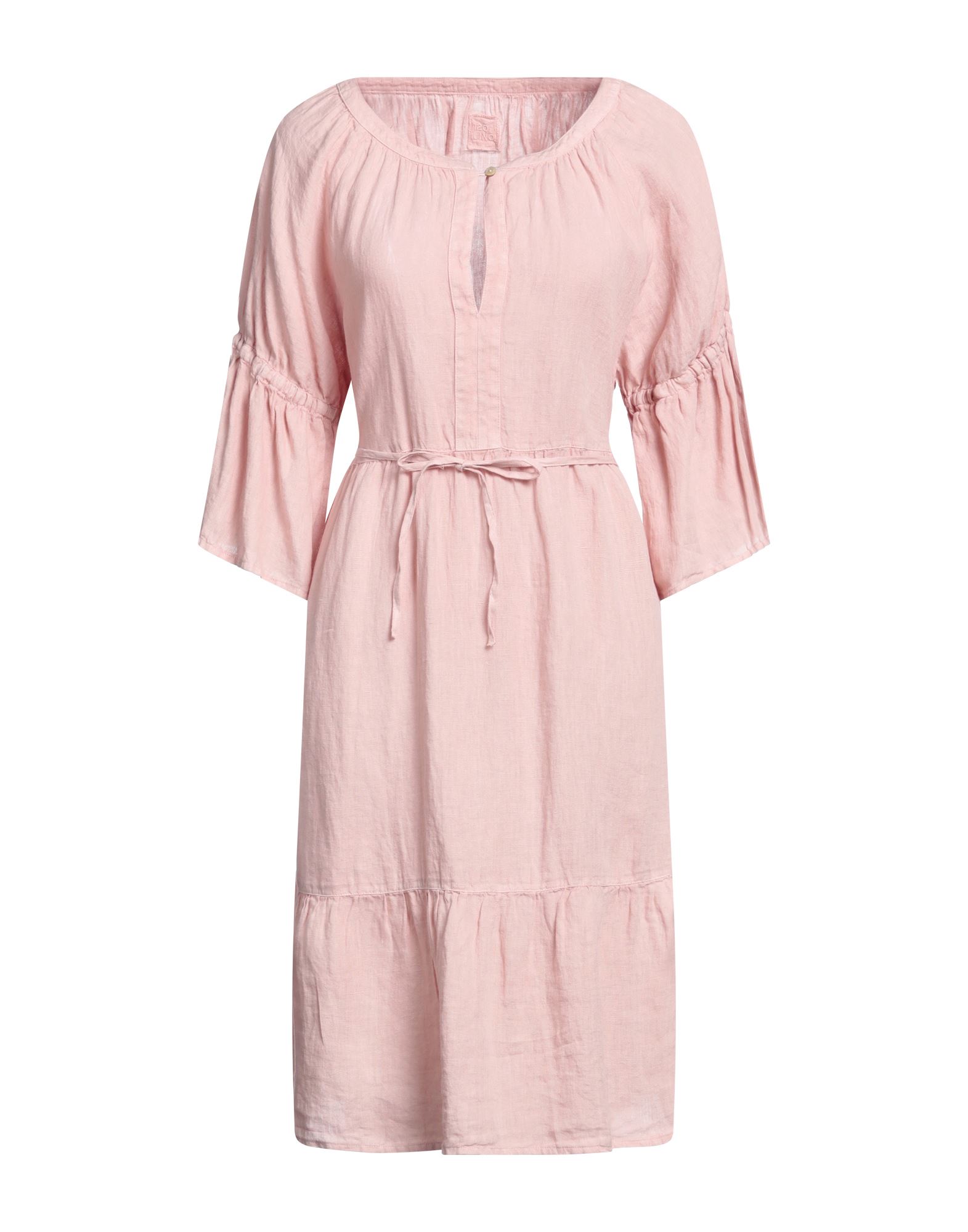 120% LINO Midi-kleid Damen Rosa von 120% LINO