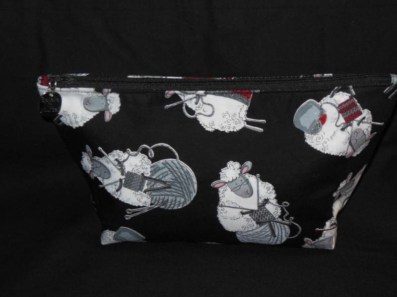 strickende Schafe Reißverschluss Taschen strickende Schafe Reißverschluss Taschen von 123carorose