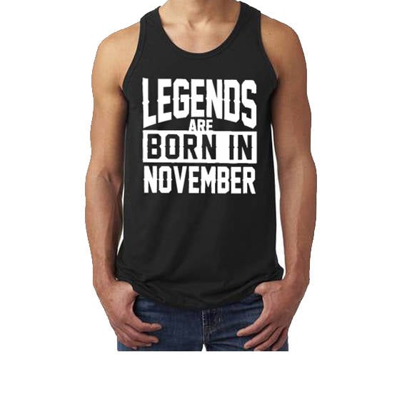 Legends Sind Geboren In... Wählen Sie Ihren Geburtstag Monat Herren Tank Top Legends Sind Geboren In... Wählen Sie Ihren Geburtstag Monat Herren Tank Top von 123emmashirts