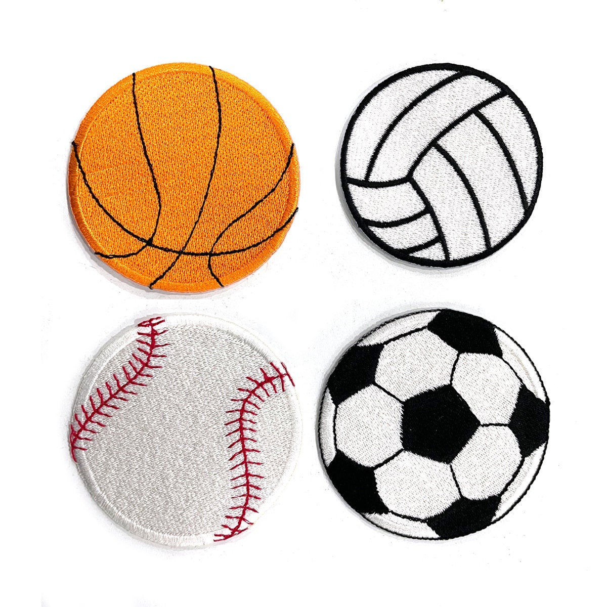 Basketball Aufnäher, Baseball Aufbügler, Fußball Ball Bestickt, Sport Aufnäher von 12papers