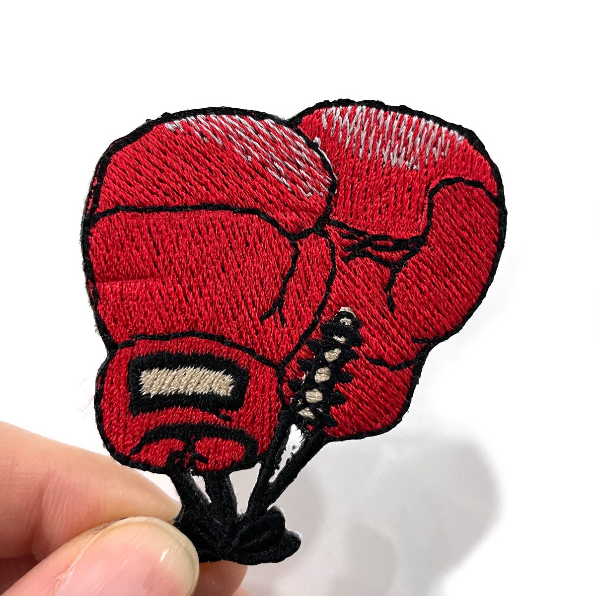 Boxhandschuh Patch, Aufbügler, Bestickt Applikation, Roter von 12papers