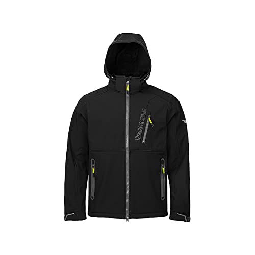 12skipper Amundsen Softshell-Jacke Unisex schwarz, Größe S von 12skipper