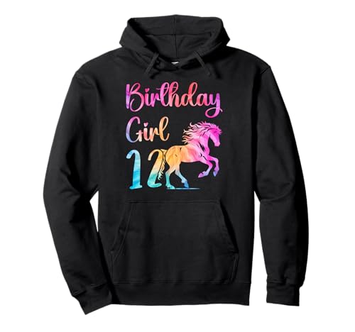 12. Geburtstag Pferd 12 Jahre alt Mädchen Geburtstag Pferdel Pullover Hoodie 12. Geburtstag Pferd 12 Jahre alt Mädchen Geburtstag Pferdel Pullover Hoodie von 12th Birthday Horse 12 Year Old Birthday Outfit