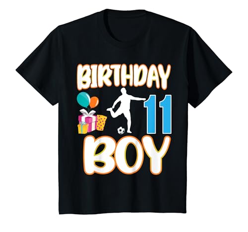 Kinder Jugend 12. Geburtstag Geschenke für Jungen Fußball Geschenke für Jungen T-Shirt von 12th Years Old Birthday Football Gifts for Boy Tee