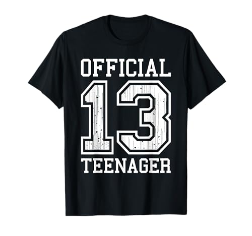 Offizielles Teenager 13 Geburtstag für Mädchen oder Jungen T-Shirt von 13 Official Teenager 13th Birthday Gift