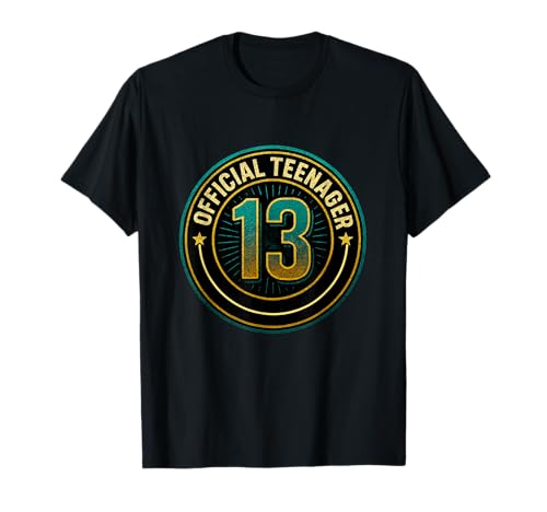 13th Birthday Official Teenager 13 Years Boy Girl T-Shirt 13th Birthday Official Teenager 13 Years Boy Girl T-Shirt von 13 Years Girl Boy 13th Birthday Outfit