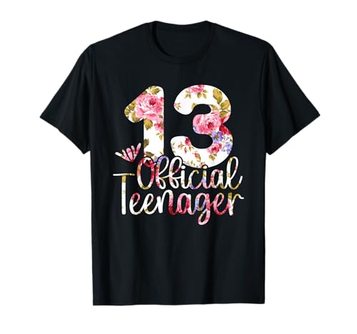 13. Geburtstag Mädchen 13 Jahre Teenager Geburtstags T-Shirt von 13. Geburtstag Geschenk Mädchen Teenager Geschenke