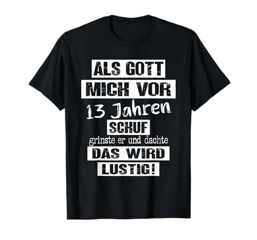 13 Geburtstag Jungen Mädchen Teenager 13 Jahre T-Shirt von 13. Geburtstag Jungen Designs für 13 jährige Jungs