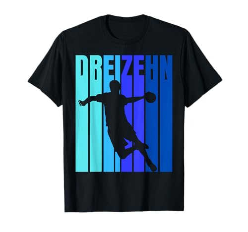 13. Geburtstag Jungs Handball - Dreizehnter Geburtstag T-Shirt von 13. Geburtstag Jungs Deko Handballspieler