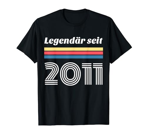 13. Geburtstag Junge Mädchen 13 Jahre 2011 Lustig Geschenk T-Shirt von 13. Geburtstag Mädchen 13. Geburtstag Deko Junge