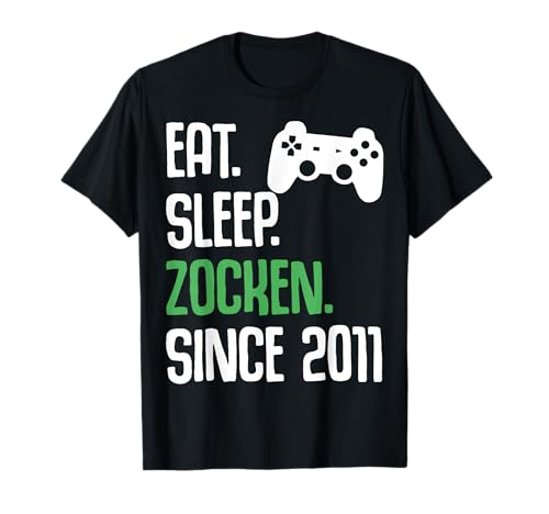 14. Geburtstag Junge Mädchen 14 Jahre 2011 Lustig Geschenk T-Shirt von T-Shirt 14 Jahre Junge Mädchen 14. Geburtstag Deko