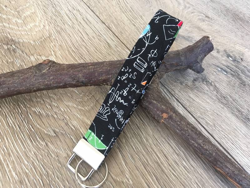 Mathe-Schlüsselanhänger, Mathematik Drucken, Mathe-Geschenk, Schlüsselanhänger, Handgelenk-Gurt-Schlüsselanhänger, Handgelenk Riemen von 13DaisyChains