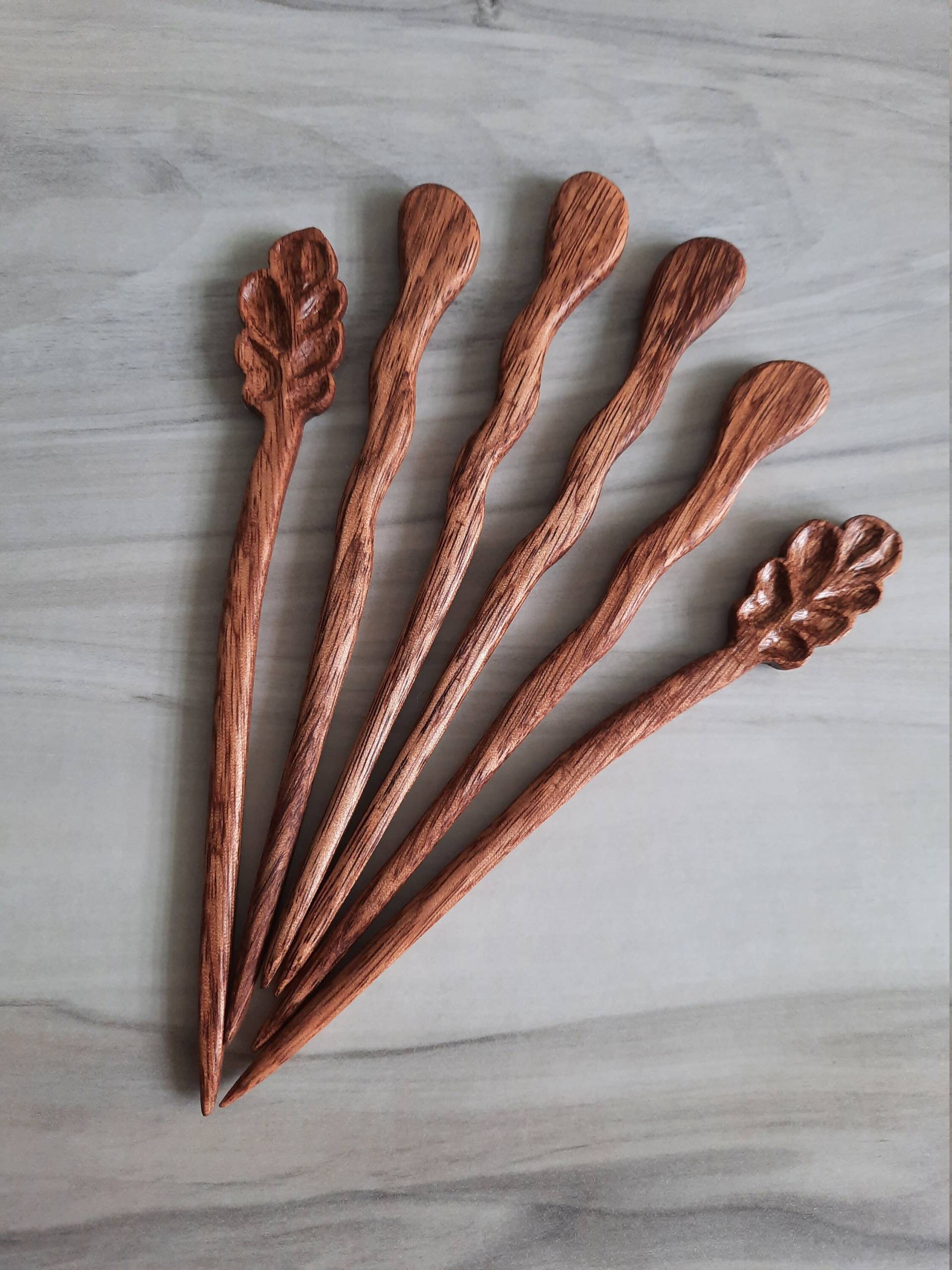 Holzfee Haarnadel Eschenholz Holzfee Haarnadel Eschenholz von 13blackcatsshop