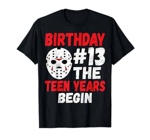 13th Birthday The Teen Years Begin 13 Years Old Girls Boys T-Shirt von 13th Birthday Gifts Co.