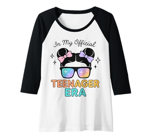 Damen In My Official Teenager Era – 13. Geburtstag Raglan von 13th Birthday Quotes & Gifts