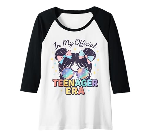 Damen In My Official Teenager Era – 13. Geburtstag Raglan von 13th Birthday Quotes & Gifts