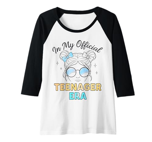 Damen In My Official Teenager Era – 13. Geburtstag Raglan von 13th Birthday Quotes & Gifts