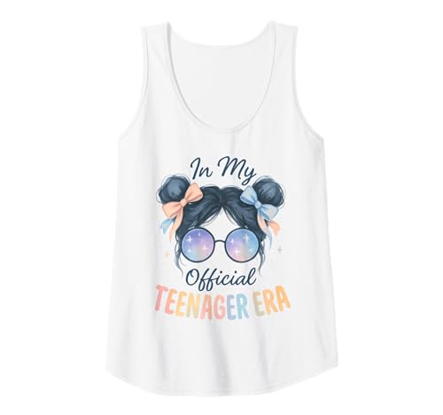 Damen In My Official Teenager Era – 13. Geburtstag Tank Top von 13th Birthday Quotes & Gifts