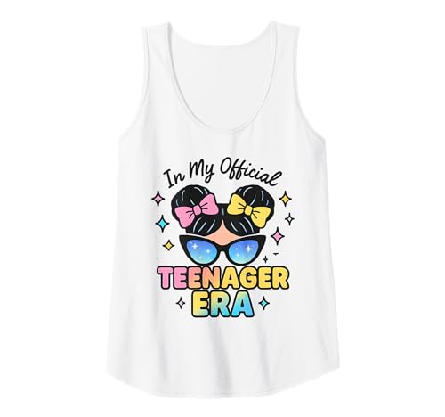 Damen In My Official Teenager Era – 13. Geburtstag Tank Top von 13th Birthday Quotes & Gifts
